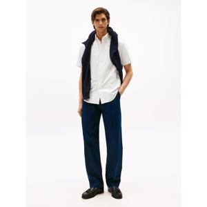 Tommy Hilfiger Relaxed Fit Short Sleeve White Oxford Shirt